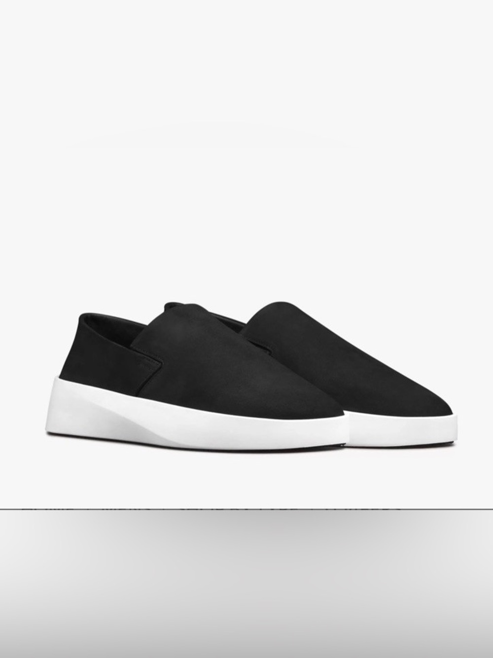 Wolf and Shepherd Women Cruise Leather Slip On Sneakers Black Eu 39 US 8.5